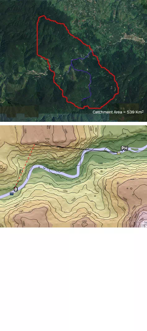 Omega MHPP Catchment Area .